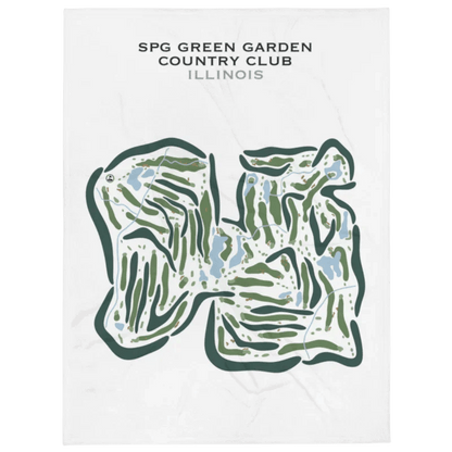 SPG Green Garden Country Club, Illinois - Printed Golf Courses