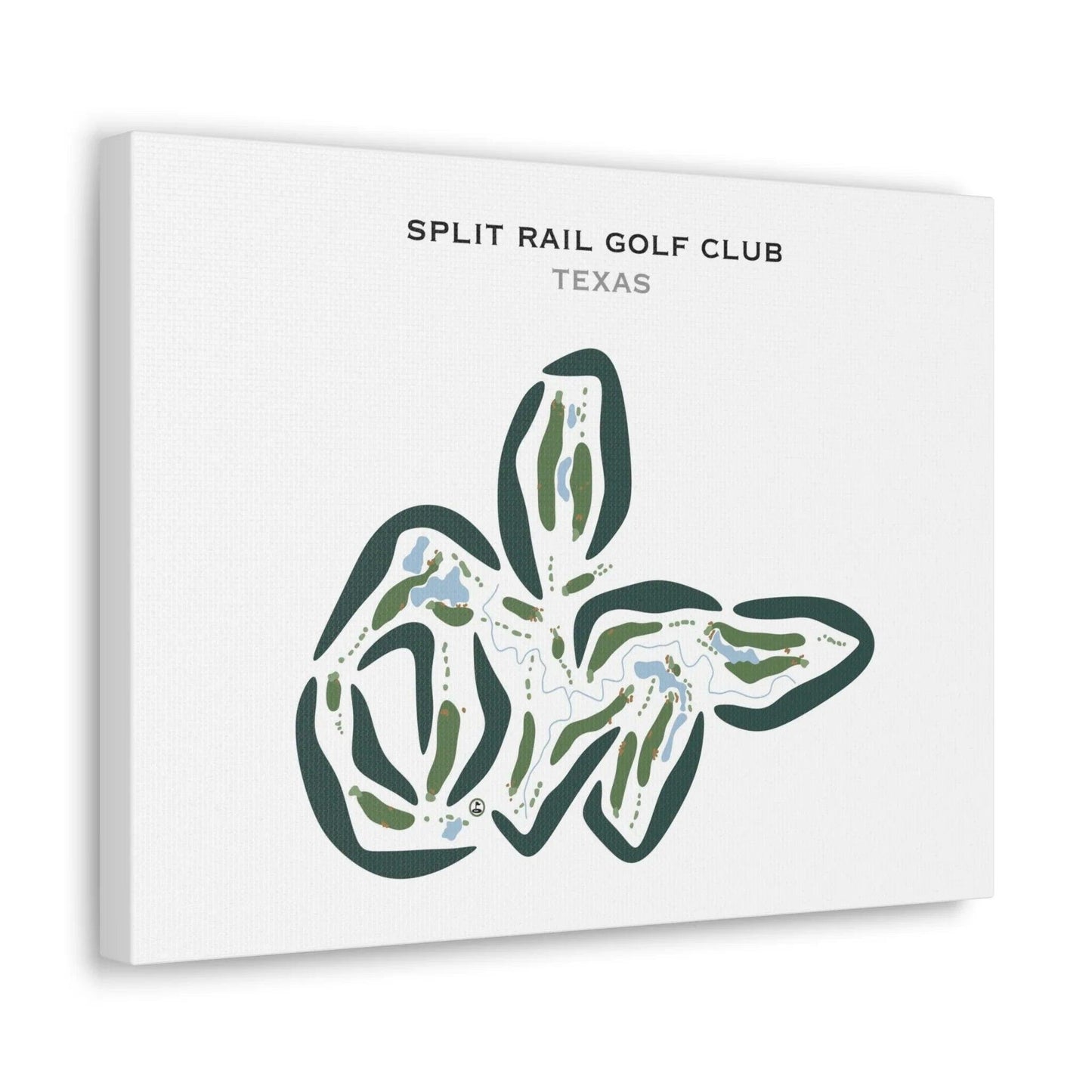 Split Rail Golf Club, Texas - Printed Golf Courses