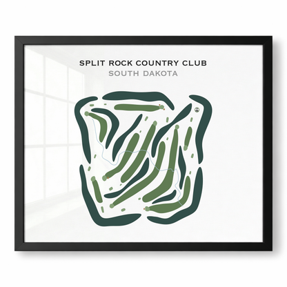 Split Rock Country Club, South Dakota - Printed Golf Courses