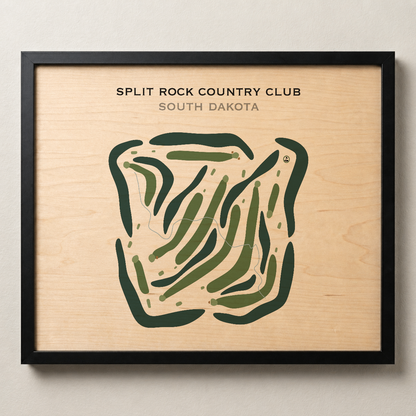 Split Rock Country Club, South Dakota - Printed Golf Courses