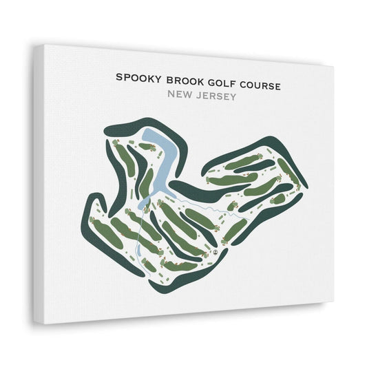 Spooky Brook Golf Course, New Jersey - Printed Golf Courses