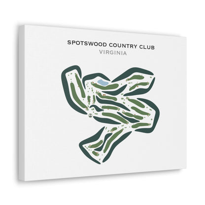 Spotswood Country Club, Virginia - Printed Golf Courses