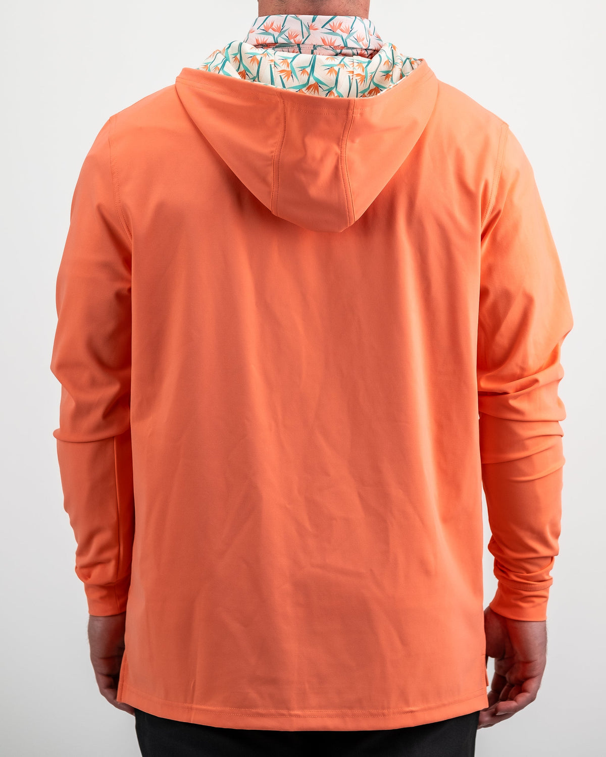 Performance Golf Hoodie - Birds of Paradise