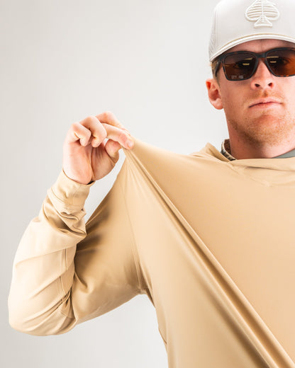 Performance Golf Hoodie - Sand