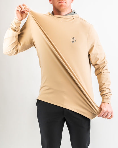Performance Golf Hoodie - Sand