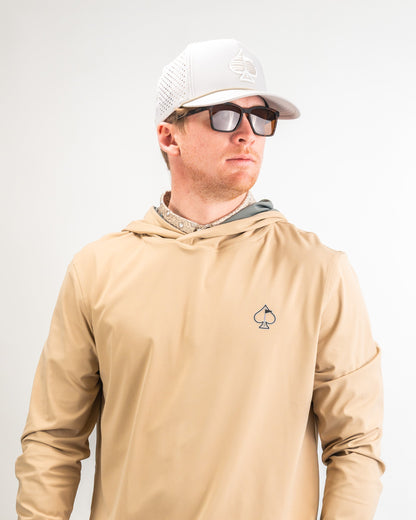 Performance Golf Hoodie - Sand