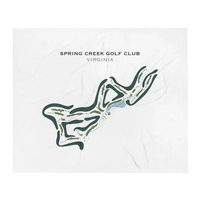 Spring Creek Golf Club, Virginia - Printed Golf Courses