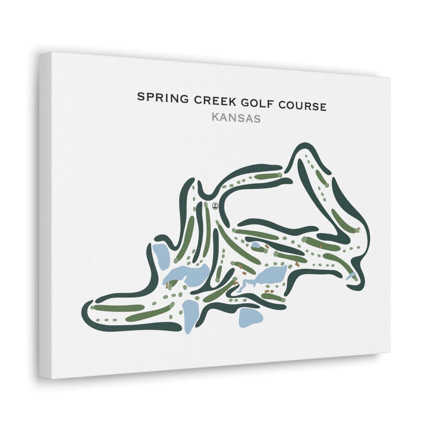 Spring Creek Golf Course, Kansas - Printed Golf Courses