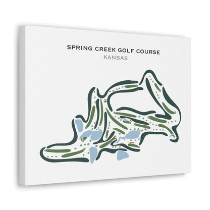 Spring Creek Golf Course, Kansas - Printed Golf Courses
