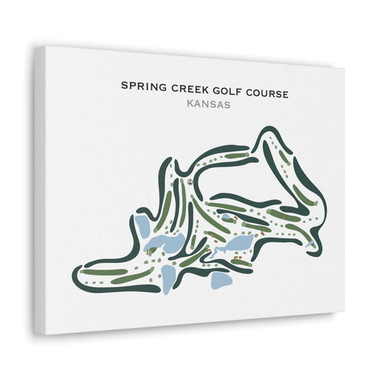 Spring Creek Golf Course, Kansas - Printed Golf Courses