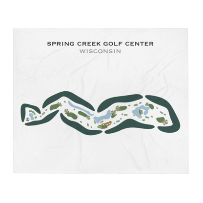 Spring Creek Golf Center, Wisconsin - Printed Golf Courses