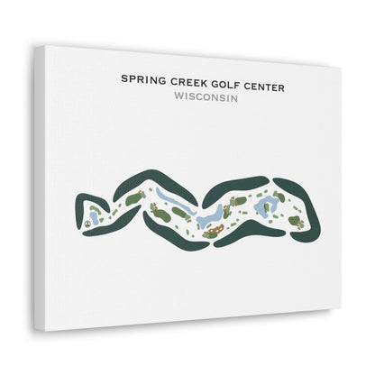 Spring Creek Golf Center, Wisconsin - Printed Golf Courses