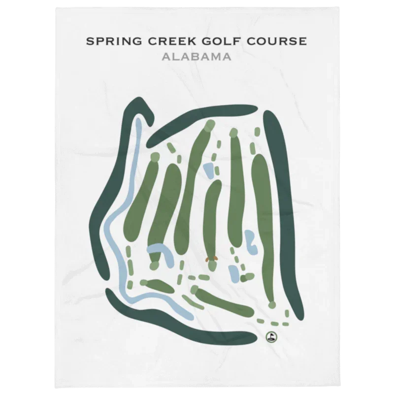 Spring Creek Golf Course, Alabama - Printed Golf Courses