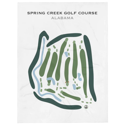 Spring Creek Golf Course, Alabama - Printed Golf Courses
