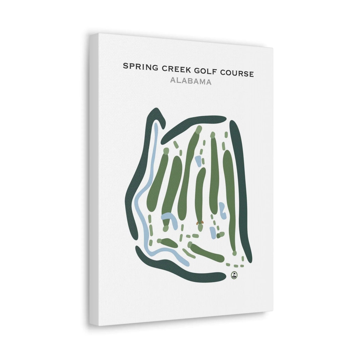 Spring Creek Golf Course, Alabama - Printed Golf Courses