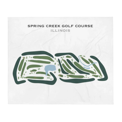 Spring Creek Golf Course, Illinois - Printed Golf Courses