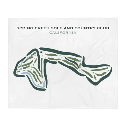 Spring Creek Golf and Country Club, California - Printed Golf Courses