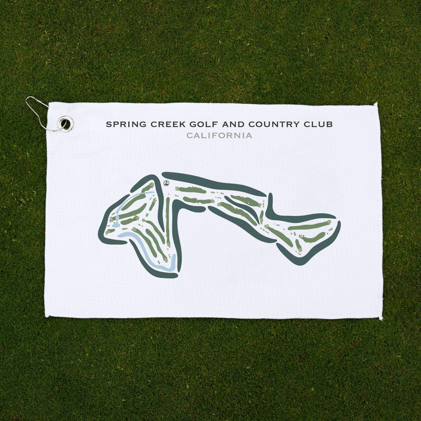 Spring Creek Golf and Country Club, California - Printed Golf Courses