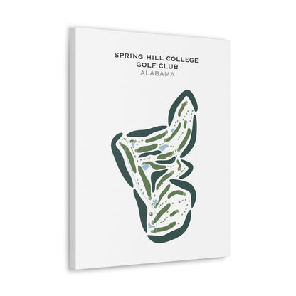 Spring Hill College Golf Club, Alabama - Printed Golf Courses