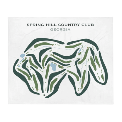 Spring Hill Country Club, Georgia - Printed Golf Courses