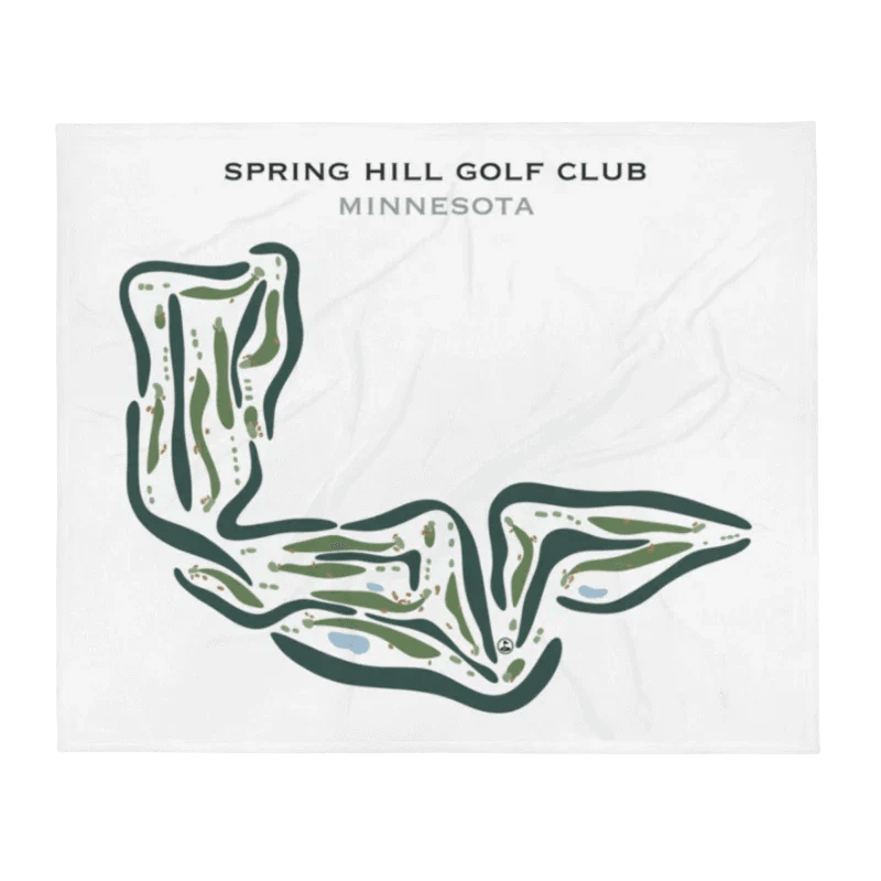 Spring Hill Golf Club, Minnesota - Printed Golf Courses