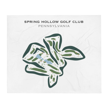 Spring Hollow Golf Club, Pennsylvania - Printed Golf Courses