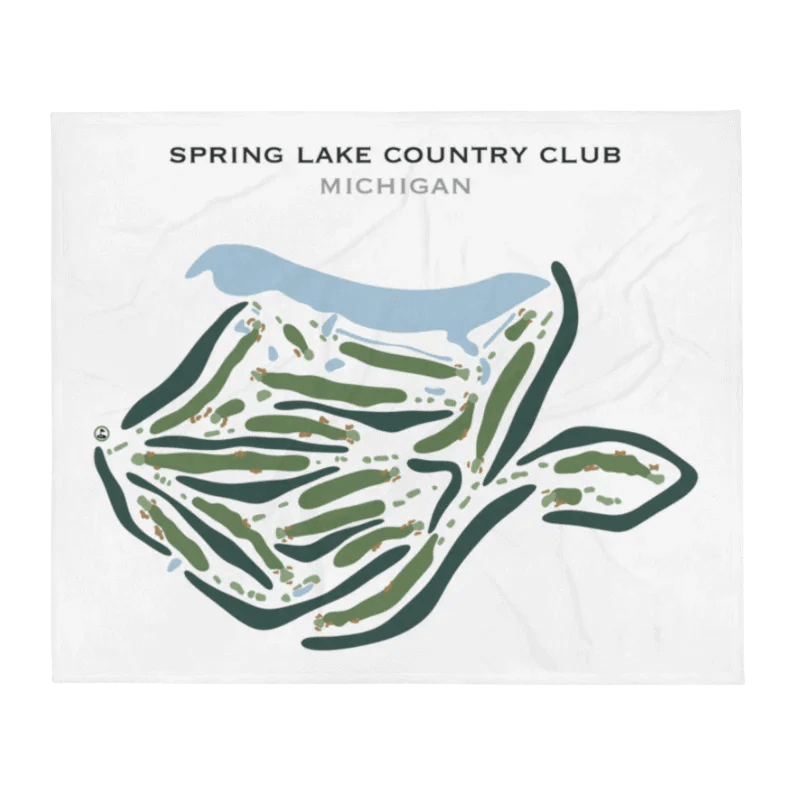 Spring Lake Country Club, Michigan - Printed Golf Courses