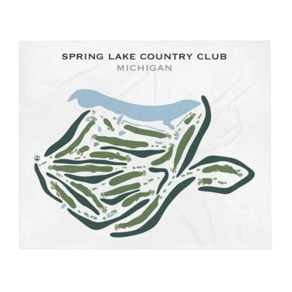 Spring Lake Country Club, Michigan - Printed Golf Courses