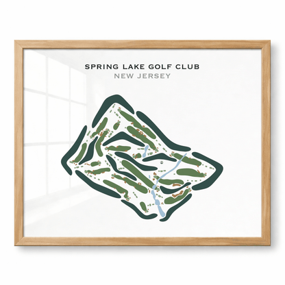 Spring Lake Golf Club, New Jersey - Printed Golf Courses