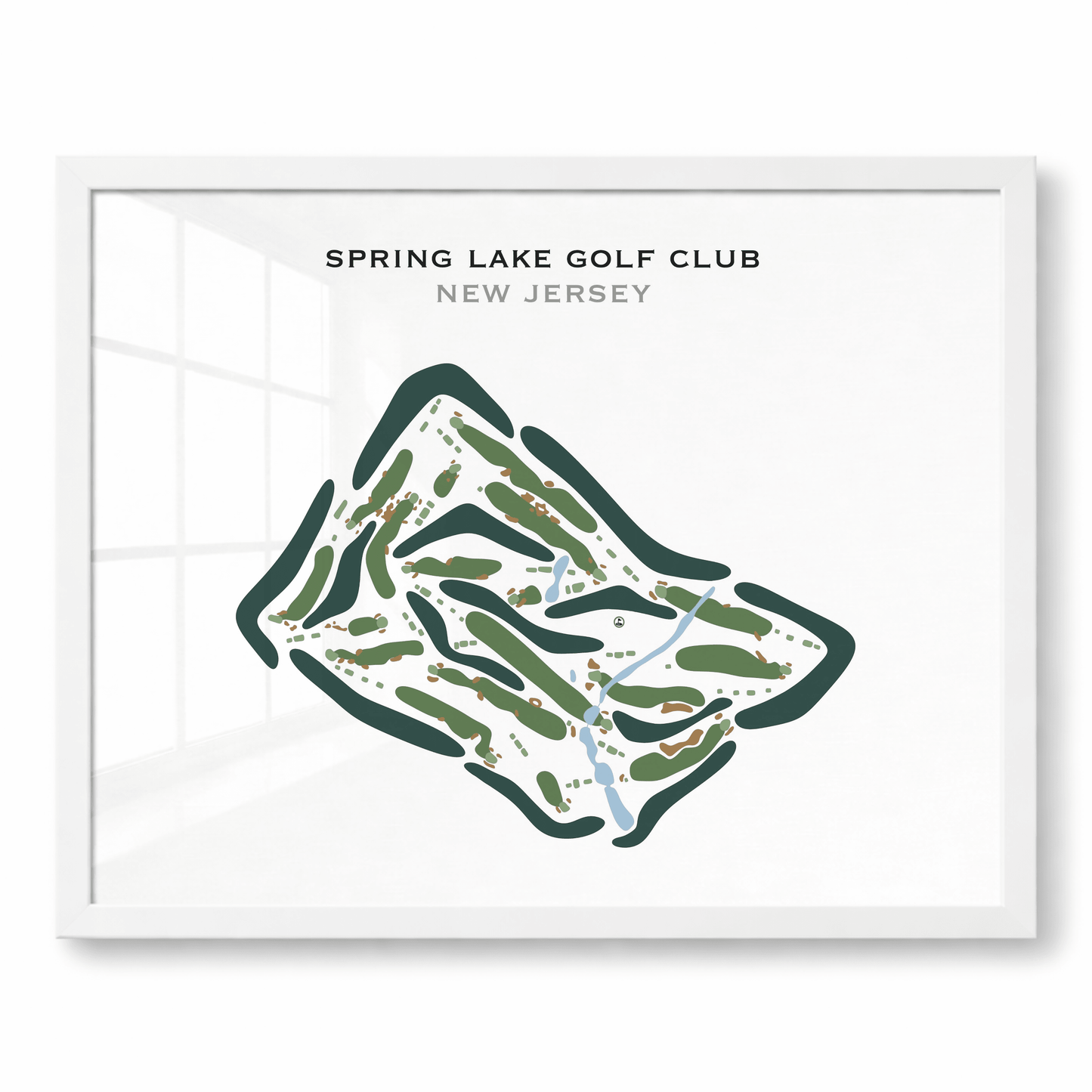 Spring Lake Golf Club, New Jersey - Printed Golf Courses
