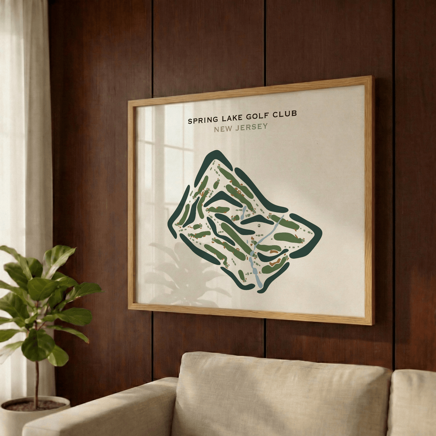 Spring Lake Golf Club, New Jersey - Printed Golf Courses