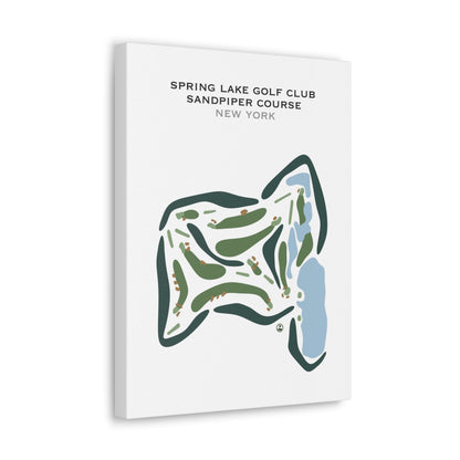 Spring Lake Golf Club - Sandpiper Course, New York - Printed Golf Courses