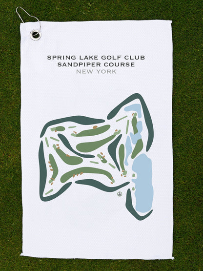 Spring Lake Golf Club - Sandpiper Course, New York - Printed Golf Courses