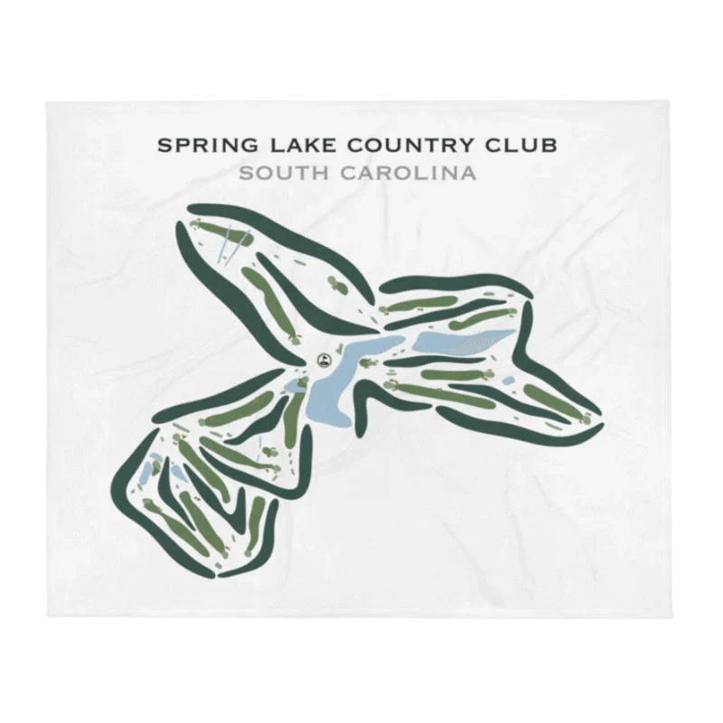 Spring Lake Country Club, South Carolina - Printed Golf Courses