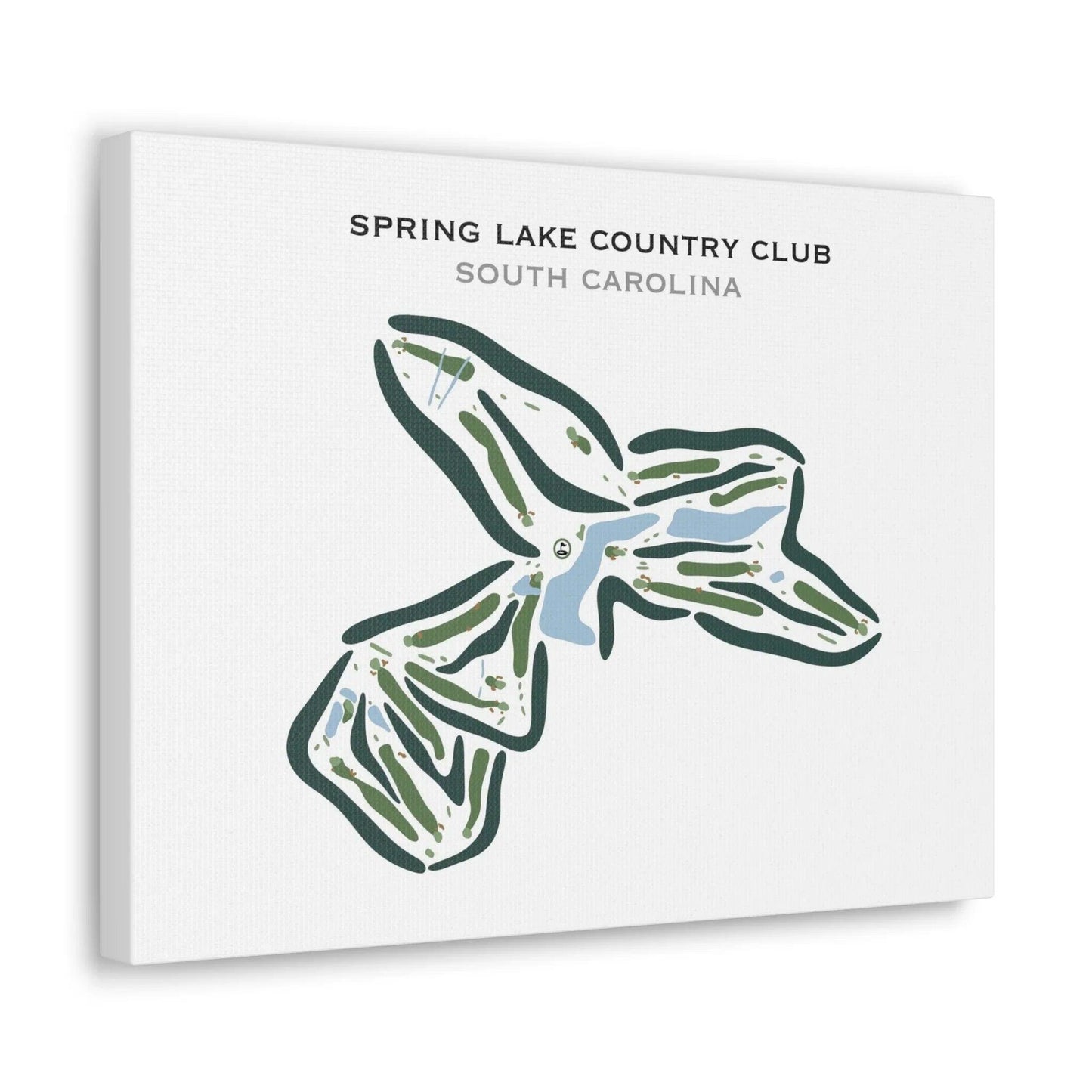 Spring Lake Country Club, South Carolina - Printed Golf Courses
