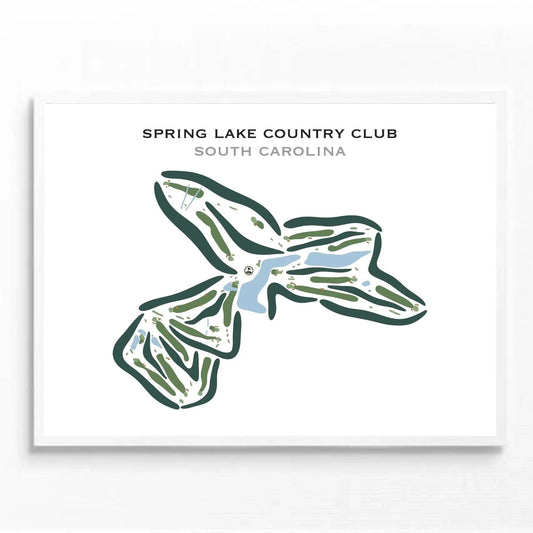 Spring Lake Country Club, South Carolina - Printed Golf Courses