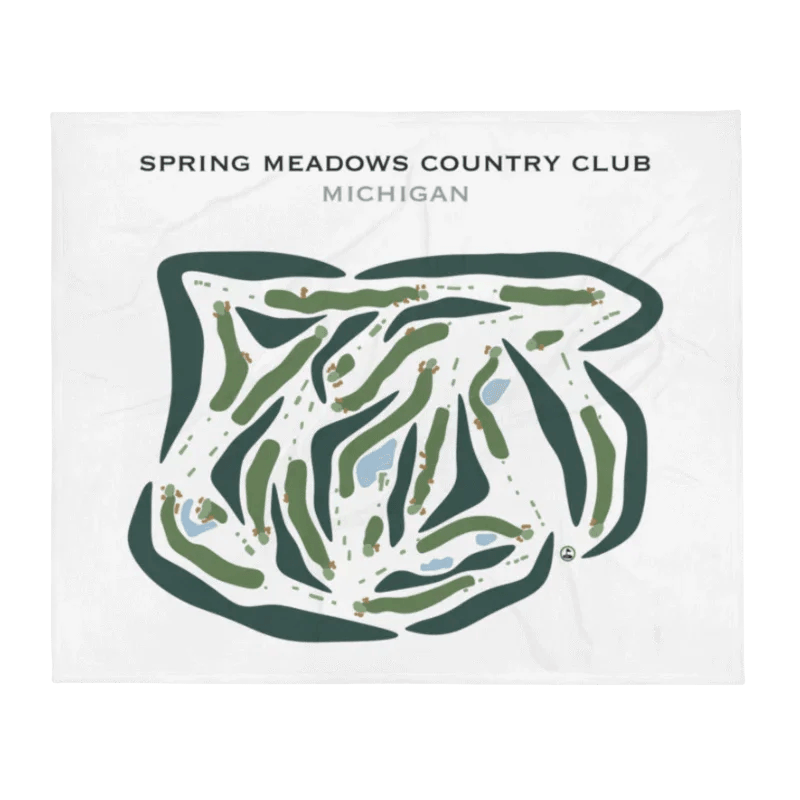 Spring Meadows Country Club, Michigan - Printed Golf Courses