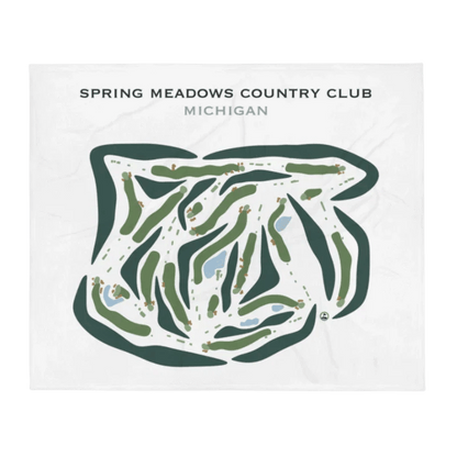 Spring Meadows Country Club, Michigan - Printed Golf Courses