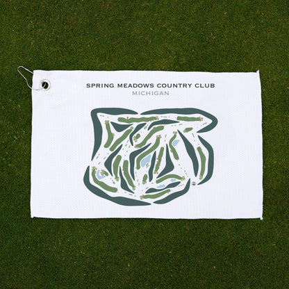 Spring Meadows Country Club, Michigan - Printed Golf Courses