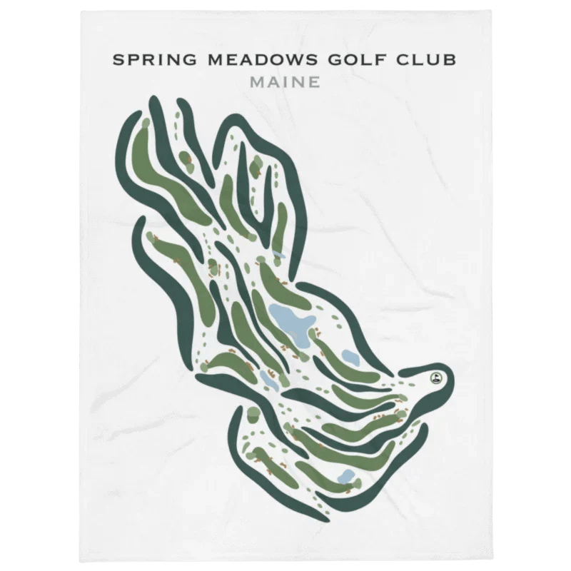 Spring Meadows Golf Club, Maine - Printed Golf Courses