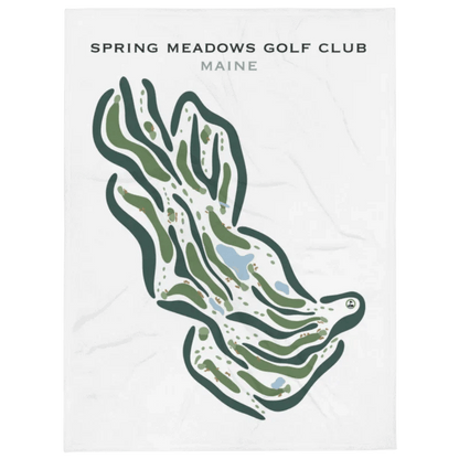 Spring Meadows Golf Club, Maine - Printed Golf Courses