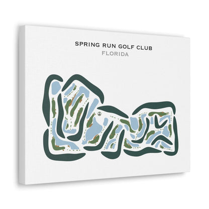 Spring Run Golf Club, Florida - Printed Golf Courses