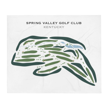 Spring Valley Golf Club, Kentucky - Printed Golf Courses
