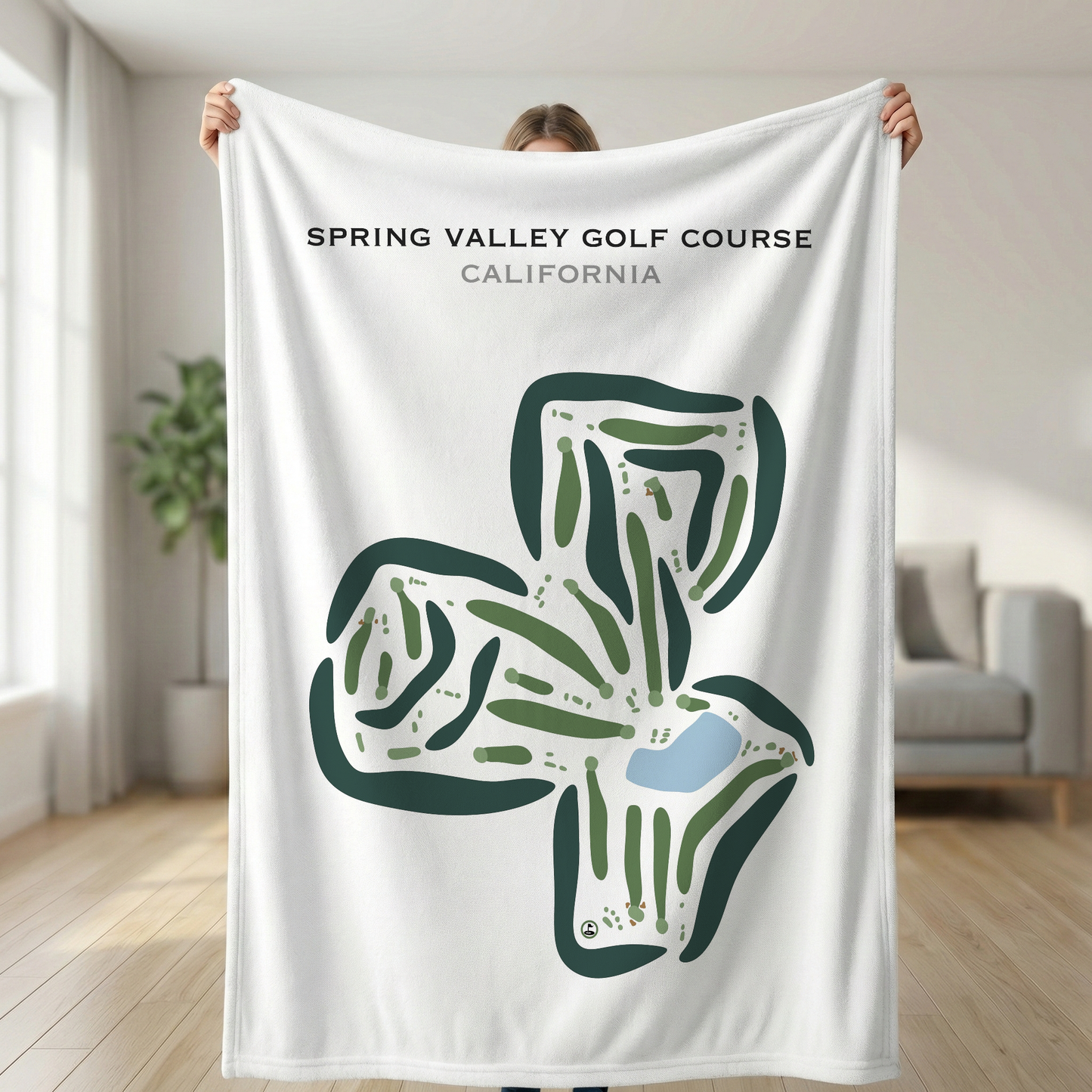 Spring Valley Golf Course, California - Printed Golf Courses