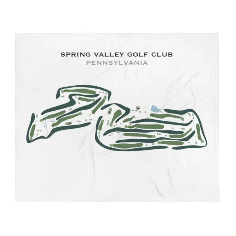 Spring Valley Golf Club, Pennsylvania - Printed Golf Course