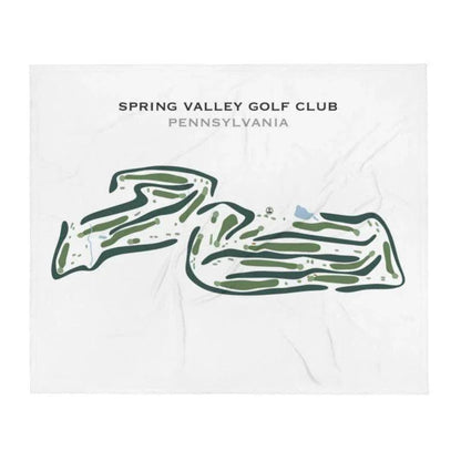 Spring Valley Golf Club, Pennsylvania - Printed Golf Course