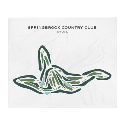 Springbrook Country Club, Iowa - Printed Golf Courses