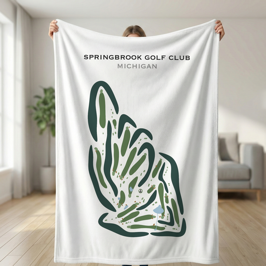 Springbrook Golf Club, Michigan - Printed Golf Courses