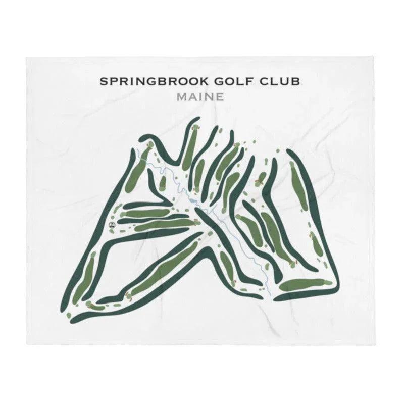Springbrook Golf Club, Maine - Printed Golf Course