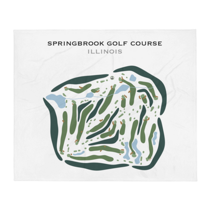 Springbrook Golf Course, Illinois - Printed Golf Courses